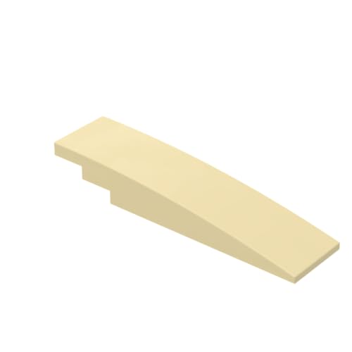 XYEIUGO Gobricks Bogenziegel, 5 x 20 cm, gebogener Bogen, kompatibel mit den großen Marken GDS-M362, klassisches Bulk-Spielzeug, MOC, Farbe: Hellbraun 5, 10 Stück von XYEIUGO