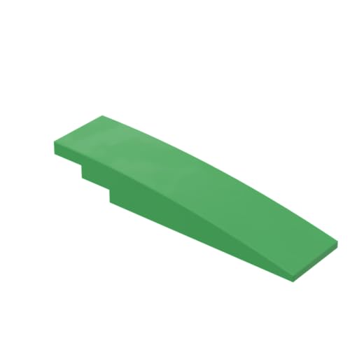 XYEIUGO Gobricks Bogenziegel, 5 x 20 cm, gebogener Bogen, kompatibel mit den großen Marken GDS-M362, klassisches Bulk-Spielzeug, MOC, Farbe: Hellgrün, 37, 10 Stück von XYEIUGO