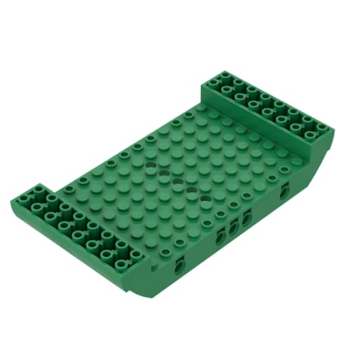 XYEIUGO Gobricks Boot, 8 x 16 x 2 1/3, großer Schiffsrumpf, Mittelteil, 1 Stück, kompatibel mit den großen Marken GDS-M408, klassisches Bulk-Spielzeug, MOC, Farbe: Grün 28 XYEIUGO Gobricks Boot, 8 x 16 x 2 1/3, großer Schiffsrumpf, Mittelteil, 1 Stück, kompatibel mit den großen Marken GDS-M408, klassisches Bulk-Spielzeug, MOC, Farbe: Grün 28 von XYEIUGO