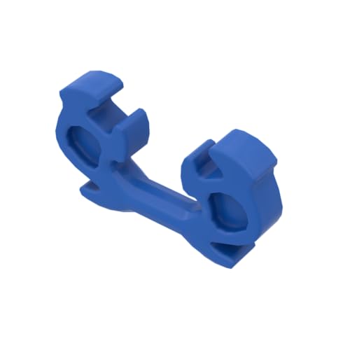 XYEIUGO Gobricks Kopfbedeckung Rentiergeweih, 10 Stück, kompatibel mit den großen Marken GDS-M4631 11437, klassisches Bulk-Spielzeug, MOC, Farbe: Blau 23 von XYEIUGO
