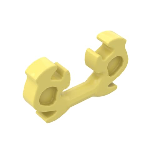 XYEIUGO Gobricks Kopfbedeckung Rentiergeweih, 10 Stück, kompatibel mit den großen Marken GDS-M4631 11437, klassisches Bulk-Spielzeug, MOC, Farbe: Hellgelb 226 XYEIUGO Gobricks Kopfbedeckung Rentiergeweih, 10 Stück, kompatibel mit den großen Marken GDS-M4631 11437, klassisches Bulk-Spielzeug, MOC, Farbe: Hellgelb 226 von XYEIUGO