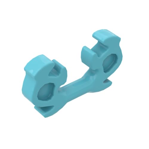 XYEIUGO Gobricks Kopfbedeckung Rentiergeweih, 10 Stück, kompatibel mit den großen Marken GDS-M4631 11437, klassisches Bulk-Spielzeug, MOC, Farbe: mittelgroß, Azurblau 322 XYEIUGO Gobricks Kopfbedeckung Rentiergeweih, 10 Stück, kompatibel mit den großen Marken GDS-M4631 11437, klassisches Bulk-Spielzeug, MOC, Farbe: mittelgroß, Azurblau 322 von XYEIUGO
