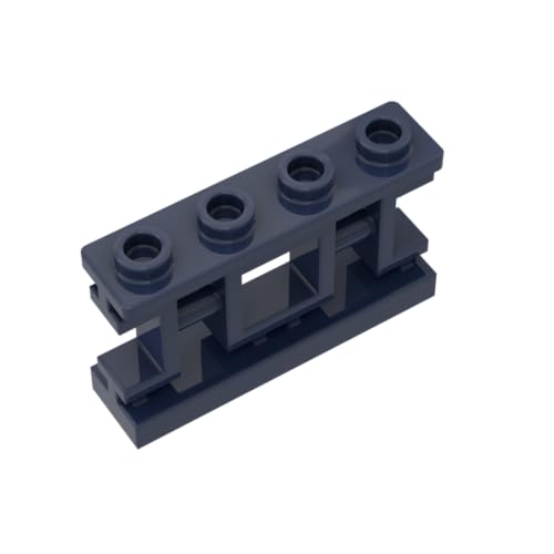 XYEIUGO Gobricks Ornamente, 1 x 4 x 2 Balustrade im chinesischen Stil, kompatibel mit den großen Marken GDS-M425 32932, klassisches Bulk-Spielzeug, MOC, Farbe: Dunkelblau 140, 10 Stück XYEIUGO Gobricks Ornamente, 1 x 4 x 2 Balustrade im chinesischen Stil, kompatibel mit den großen Marken GDS-M425 32932, klassisches Bulk-Spielzeug, MOC, Farbe: Dunkelblau 140, 10 Stück von XYEIUGO
