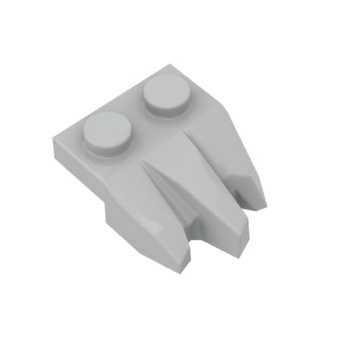 XYEIUGO Gobricks Ornamente, 2 x 2 Drei-Finger, Felsform, 10 Stück, GDS-M449 27261, klassisches Bulk-Spielzeug, MOC, Farbe: Hellbläulich-Grau, 194 XYEIUGO Gobricks Ornamente, 2 x 2 Drei-Finger, Felsform, 10 Stück, GDS-M449 27261, klassisches Bulk-Spielzeug, MOC, Farbe: Hellbläulich-Grau, 194 von XYEIUGO
