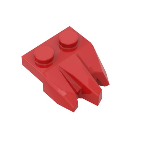 XYEIUGO Gobricks Ornamente, 2 x 2 Drei-Finger, felsförmige Platte, 10 Stück, kompatibel mit den großen Marken GDS-M449 27261, klassisches Bulk-Spielzeug, MOC, Farbe: Rot 21 XYEIUGO Gobricks Ornamente, 2 x 2 Drei-Finger, felsförmige Platte, 10 Stück, kompatibel mit den großen Marken GDS-M449 27261, klassisches Bulk-Spielzeug, MOC, Farbe: Rot 21 von XYEIUGO