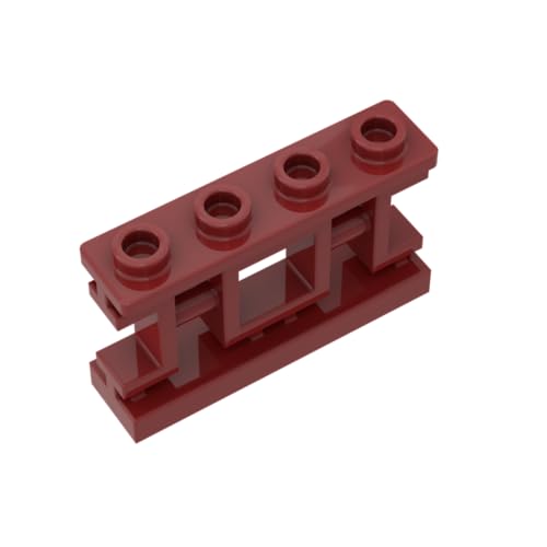 XYEIUGO Gobricks Ornamente, Balustrade im chinesischen Stil, kompatibel mit den großen Marken GDS-M425 32932, klassisches Bulk-Spielzeug, MOC, Farbe: Dunkelrot, 154, 10 Stück XYEIUGO Gobricks Ornamente, Balustrade im chinesischen Stil, kompatibel mit den großen Marken GDS-M425 32932, klassisches Bulk-Spielzeug, MOC, Farbe: Dunkelrot, 154, 10 Stück von XYEIUGO