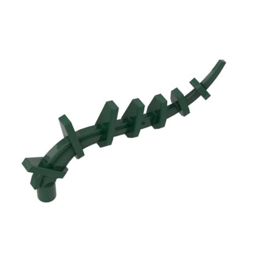 XYEIUGO Gobricks Ornamente, Pflanzenranke, kompatibel mit den großen Marken GDS-M431 55236, klassisches Bulk-Spielzeug, MOC, Farbe: Dunkelgrün, 10 Stück XYEIUGO Gobricks Ornamente, Pflanzenranke, kompatibel mit den großen Marken GDS-M431 55236, klassisches Bulk-Spielzeug, MOC, Farbe: Dunkelgrün, 10 Stück von XYEIUGO