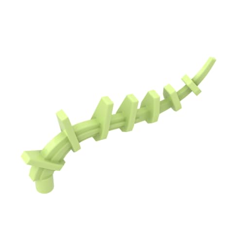 XYEIUGO Gobricks Ornamente, Pflanzenranke, kompatibel mit den großen Marken GDS-M431 55236, klassisches Bulk-Spielzeug, MOC, Farbe: Gelbgrün 326, 10 Stück XYEIUGO Gobricks Ornamente, Pflanzenranke, kompatibel mit den großen Marken GDS-M431 55236, klassisches Bulk-Spielzeug, MOC, Farbe: Gelbgrün 326, 10 Stück von XYEIUGO