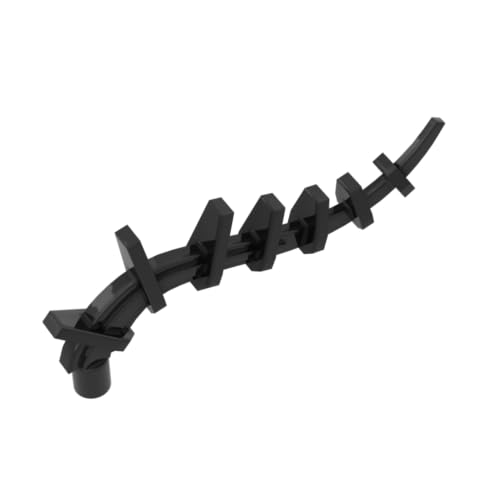 XYEIUGO Gobricks Ornamente, Pflanzenranke, kompatibel mit den großen Marken GDS-M431 55236, klassisches Bulk-Spielzeug, MOC, Farbe: Schwarz, 26, 10 Stück XYEIUGO Gobricks Ornamente, Pflanzenranke, kompatibel mit den großen Marken GDS-M431 55236, klassisches Bulk-Spielzeug, MOC, Farbe: Schwarz, 26, 10 Stück von XYEIUGO