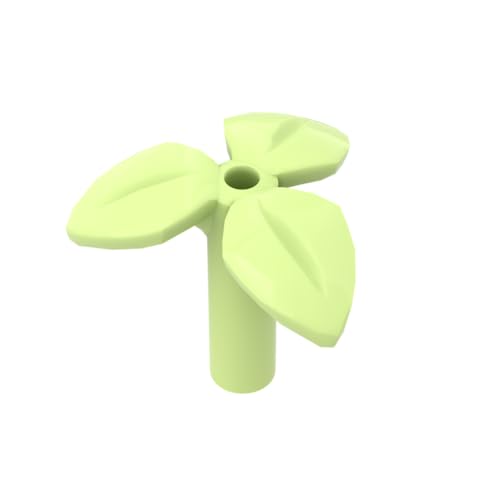 XYEIUGO Gobricks Ornamente, dreiblättrige Pflanze, 50 Stück, kompatibel mit den großen Marken GDS-M334 37695, klassisches Bulk-Spielzeug, MOC, Farbe: Gelbgrün 326 XYEIUGO Gobricks Ornamente, dreiblättrige Pflanze, 50 Stück, kompatibel mit den großen Marken GDS-M334 37695, klassisches Bulk-Spielzeug, MOC, Farbe: Gelbgrün 326 von XYEIUGO