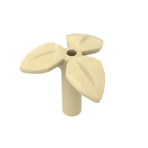 XYEIUGO Gobricks Ornamente, dreiblättrige Pflanze, 50 Stück, kompatibel mit den großen Marken GDS-M334 37695, klassisches Bulk-Spielzeug, MOC, Farbe: Hellbraun 5 XYEIUGO Gobricks Ornamente, dreiblättrige Pflanze, 50 Stück, kompatibel mit den großen Marken GDS-M334 37695, klassisches Bulk-Spielzeug, MOC, Farbe: Hellbraun 5 von XYEIUGO