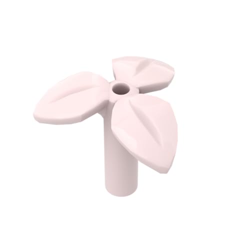 XYEIUGO Gobricks Ornamente, dreiblättrige Pflanze, 50 Stück, kompatibel mit den großen Marken GDS-M334 37695, klassisches Bulk-Spielzeug, MOC, Farbe: Hellrosa, 17 XYEIUGO Gobricks Ornamente, dreiblättrige Pflanze, 50 Stück, kompatibel mit den großen Marken GDS-M334 37695, klassisches Bulk-Spielzeug, MOC, Farbe: Hellrosa, 17 von XYEIUGO