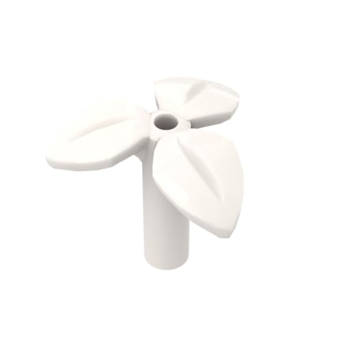 XYEIUGO Gobricks Ornamente, dreiblättrige Pflanze, 50 Stück, kompatibel mit den großen Marken GDS-M334 37695, klassisches Bulk-Spielzeug, MOC, Farbe: Weiß 1 XYEIUGO Gobricks Ornamente, dreiblättrige Pflanze, 50 Stück, kompatibel mit den großen Marken GDS-M334 37695, klassisches Bulk-Spielzeug, MOC, Farbe: Weiß 1 von XYEIUGO