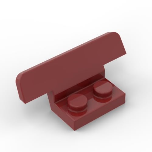 XYEIUGO Gobricks Ornamente, halber Auto-Spoiler, Paketständer, 10 Stück, kompatibel mit den großen Marken GDS-M493, klassisches Bulk-Spielzeug, MOC, Farbe: Dunkelrot 154 XYEIUGO Gobricks Ornamente, halber Auto-Spoiler, Paketständer, 10 Stück, kompatibel mit den großen Marken GDS-M493, klassisches Bulk-Spielzeug, MOC, Farbe: Dunkelrot 154 von XYEIUGO
