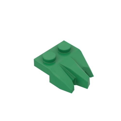 XYEIUGO Gobricks Ornaments 2 x 2 Drei-Finger-Felsform, 10 Stück, GDS-M449 27261, klassisches Bulk-Spielzeug, MOC, Farbe: Grün, 28 von XYEIUGO