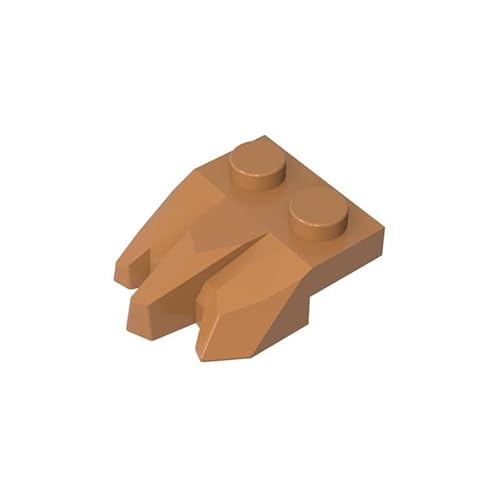 XYEIUGO Gobricks Ornaments GDS-M449 27261 Drei-Finger-Platte, 10 Stück, klassisches Bulk-Spielzeug, MOC, Farbe: mittelgroßes dunkles Fleisch 312 XYEIUGO Gobricks Ornaments GDS-M449 27261 Drei-Finger-Platte, 10 Stück, klassisches Bulk-Spielzeug, MOC, Farbe: mittelgroßes dunkles Fleisch 312 von XYEIUGO