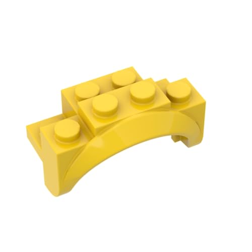 XYEIUGO Gobricks Rad, 2 x 4 x 2, Sportwagen-Schutzblech, 10 Stück, kompatibel mit den großen Marken GDS-M492, klassisches Bulk-Spielzeug, MOC, Farbe: Gelb, 24 XYEIUGO Gobricks Rad, 2 x 4 x 2, Sportwagen-Schutzblech, 10 Stück, kompatibel mit den großen Marken GDS-M492, klassisches Bulk-Spielzeug, MOC, Farbe: Gelb, 24 von XYEIUGO