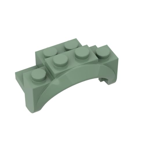 XYEIUGO Gobricks Rad, 2 x 4 x 2, Sportwagen-Schutzblech, 10 Stück, kompatibel mit den großen Marken GDS-M492, klassisches Bulk-Spielzeug, MOC, Farbe: Sandgrün, 151 XYEIUGO Gobricks Rad, 2 x 4 x 2, Sportwagen-Schutzblech, 10 Stück, kompatibel mit den großen Marken GDS-M492, klassisches Bulk-Spielzeug, MOC, Farbe: Sandgrün, 151 von XYEIUGO