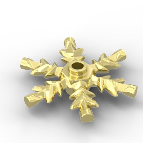 XYEIUGO Gobricks Requisiten, Kristall-Schneeflocke, 10 Stück, kompatibel mit den großen Marken GDS-M468, klassisches Bulk-Spielzeug, MOC, Farbe: helles Gold XYEIUGO Gobricks Requisiten, Kristall-Schneeflocke, 10 Stück, kompatibel mit den großen Marken GDS-M468, klassisches Bulk-Spielzeug, MOC, Farbe: helles Gold von XYEIUGO