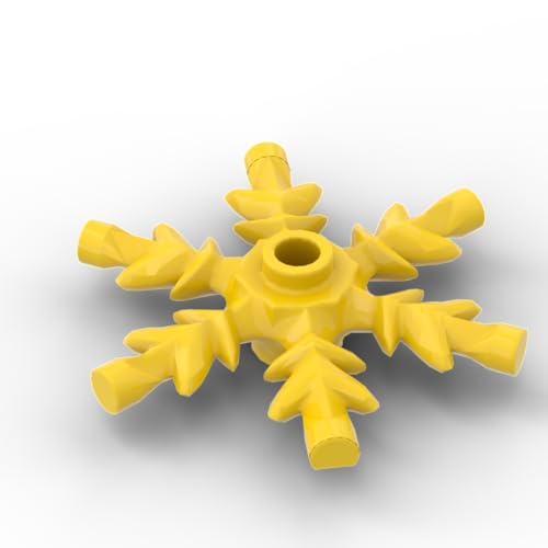 XYEIUGO Gobricks Requisiten, Kristall-Schneeflocke, 10 Stück, kompatibel mit großen Marken GDS-M468, klassisches Bulk-Spielzeug, MOC, Farbe: Gelb, 24 Stück XYEIUGO Gobricks Requisiten, Kristall-Schneeflocke, 10 Stück, kompatibel mit großen Marken GDS-M468, klassisches Bulk-Spielzeug, MOC, Farbe: Gelb, 24 Stück von XYEIUGO