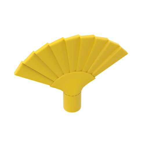 XYEIUGO Gobricks Requisiten, faltbarer Ventilator, 10 Stück, kompatibel mit den großen Marken GDS-M4632 93553, klassisches Bulk-Spielzeug, MOC, Farbe: Gelb 24 XYEIUGO Gobricks Requisiten, faltbarer Ventilator, 10 Stück, kompatibel mit den großen Marken GDS-M4632 93553, klassisches Bulk-Spielzeug, MOC, Farbe: Gelb 24 von XYEIUGO