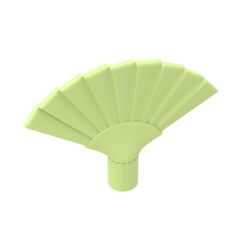 XYEIUGO Gobricks Requisiten, faltbarer Ventilator, 10 Stück, kompatibel mit den großen Marken GDS-M4632 93553, klassisches Bulk-Spielzeug, MOC, Farbe: Gelbgrün 326 XYEIUGO Gobricks Requisiten, faltbarer Ventilator, 10 Stück, kompatibel mit den großen Marken GDS-M4632 93553, klassisches Bulk-Spielzeug, MOC, Farbe: Gelbgrün 326 von XYEIUGO