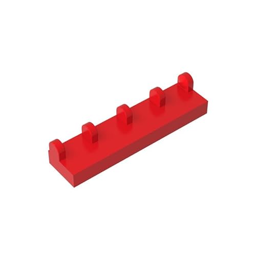 XYEIUGO Gobricks Scharnierplatte mit 5 Krallen an der Seite, 10 Stück, kompatibel mit den großen Marken GDS-M439, klassisches Bulk-Spielzeug, MOC, Farbe: Rot 21 XYEIUGO Gobricks Scharnierplatte mit 5 Krallen an der Seite, 10 Stück, kompatibel mit den großen Marken GDS-M439, klassisches Bulk-Spielzeug, MOC, Farbe: Rot 21 von XYEIUGO