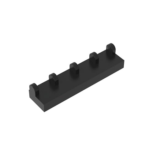 XYEIUGO Gobricks Scharnierplatte mit 5 Krallen an der Seite, 10 Stück, kompatibel mit den großen Marken GDS-M439, klassisches Bulk-Spielzeug, MOC, Farbe: Schwarz, 26 Stück XYEIUGO Gobricks Scharnierplatte mit 5 Krallen an der Seite, 10 Stück, kompatibel mit den großen Marken GDS-M439, klassisches Bulk-Spielzeug, MOC, Farbe: Schwarz, 26 Stück von XYEIUGO