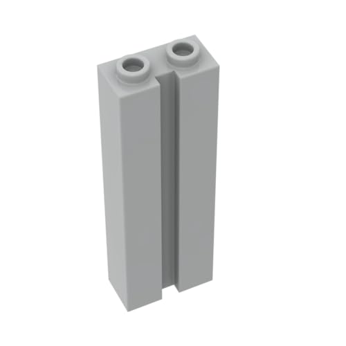 XYEIUGO Gobricks Scharnierziegel, 1 x 2 x 5, Rillenziegel, 10 Stück, kompatibel mit den großen Marken GDS-M367 88393, klassisches Bulk-Spielzeug, MOC, Farbe: Hellblaugrau 194 XYEIUGO Gobricks Scharnierziegel, 1 x 2 x 5, Rillenziegel, 10 Stück, kompatibel mit den großen Marken GDS-M367 88393, klassisches Bulk-Spielzeug, MOC, Farbe: Hellblaugrau 194 von XYEIUGO