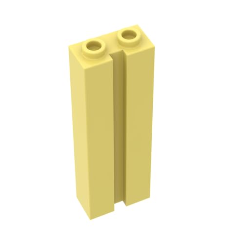 XYEIUGO Gobricks Scharnierziegel, 1 x 2 x 5, Rillenziegel, 10 Stück, kompatibel mit den großen Marken GDS-M367 88393, klassisches Bulk-Spielzeug, MOC, Farbe: Hellgelb 226 XYEIUGO Gobricks Scharnierziegel, 1 x 2 x 5, Rillenziegel, 10 Stück, kompatibel mit den großen Marken GDS-M367 88393, klassisches Bulk-Spielzeug, MOC, Farbe: Hellgelb 226 von XYEIUGO