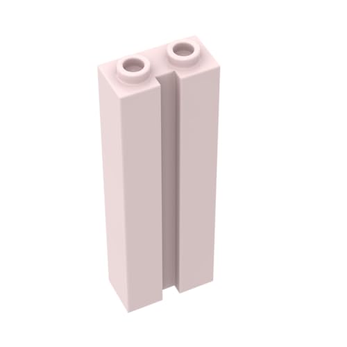 XYEIUGO Gobricks Scharnierziegel, 1 x 2 x 5, Rillenziegel, 10 Stück, kompatibel mit den großen Marken GDS-M367 88393, klassisches Bulk-Spielzeug, MOC, Farbe: Hellrosa 17 XYEIUGO Gobricks Scharnierziegel, 1 x 2 x 5, Rillenziegel, 10 Stück, kompatibel mit den großen Marken GDS-M367 88393, klassisches Bulk-Spielzeug, MOC, Farbe: Hellrosa 17 von XYEIUGO