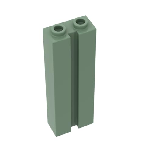 XYEIUGO Gobricks Scharnierziegel, 1 x 2 x 5, Rillenziegel, 10 Stück, kompatibel mit den großen Marken GDS-M367 88393, klassisches Bulk-Spielzeug, MOC, Farbe: Sandgrün, 151 XYEIUGO Gobricks Scharnierziegel, 1 x 2 x 5, Rillenziegel, 10 Stück, kompatibel mit den großen Marken GDS-M367 88393, klassisches Bulk-Spielzeug, MOC, Farbe: Sandgrün, 151 von XYEIUGO