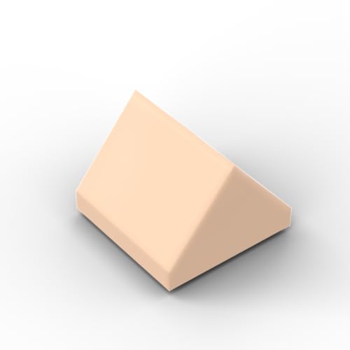 XYEIUGO Gobricks Slope Brick 1x1 Dual 45° geneigte Fliese, 50 Stück, kompatibel mit den großen Marken GDS-M461, klassisches Bulk-Spielzeug, MOC, Farbe: helles Fleisch 283 XYEIUGO Gobricks Slope Brick 1x1 Dual 45° geneigte Fliese, 50 Stück, kompatibel mit den großen Marken GDS-M461, klassisches Bulk-Spielzeug, MOC, Farbe: helles Fleisch 283 von XYEIUGO