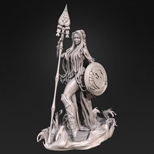 XYMCX 1/24 Ancient Female Samurai Warrior Resin Soldier Model Kit Unbemalt und unmontiert Figur Resin Model Kit //o6W5Z2 von XYMCX