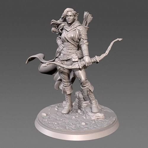 XYMCX 1/24 Ancient Female Samurai Warrior Resin Soldier Model Kit Unbemalt und unmontiert Figur Resin Model Kit //o6W5Z3 von XYMCX