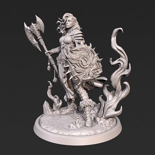 XYMCX 1/24 Ancient Female Samurai Warrior Resin Soldier Model Kit Unbemalt und unmontiert Figur Resin Model Kit //o6W5Z4 von XYMCX