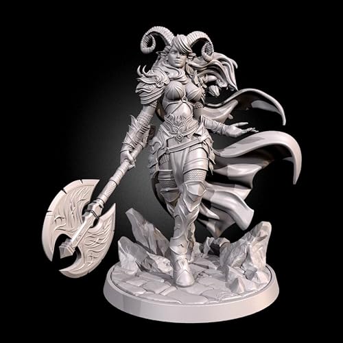 XYMCX 1/24 Ancient Female Samurai Warrior Resin Soldier Model Kit Unbemalt und unmontiert Figur Resin Model Kit //o6W5Z5 von XYMCX
