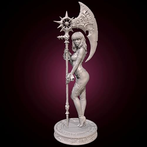 XYMCX 1/24 Ancient Female Warrior Soldier Resin Soldier Model Kit Unbemalt und unmontiert Resin Modell //G4x3S4 von XYMCX