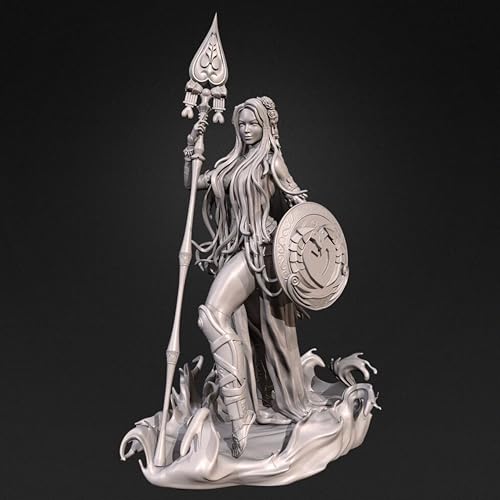 XYMCX 1/24 Ancient Female Warrior Soldier Resin Soldier Model Kit Unbemalt und unmontiert Resin Modell //G4x3S5 von XYMCX