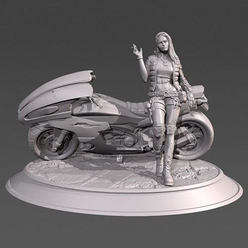XYMCX 1/24 Sci-Fi Agent Female Warrior Resin Model Kit Unbemalt und unmontiert Soldat Resin Model Kit //l7q7O4 von XYMCX