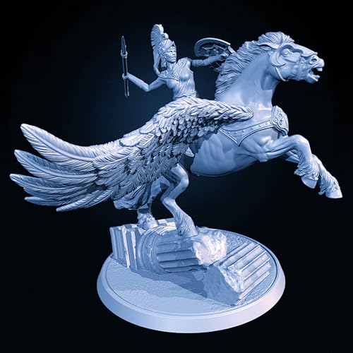 XYMCX 75mm Antike griechische Ritterin Resin Modellbausatz Unbemalt und unmontiert Soldat Resin Modellbausatz //l7q3O1 von XYMCX