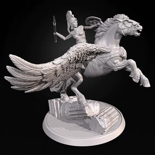 XYMCX 90mm Antiker griechischer weiblicher Ritter Resin Modellbausatz unbemalt und unmontiert Soldat Resin Modellbausatz //l7q3O2 von XYMCX