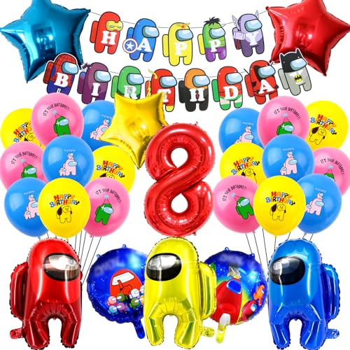 Amon 8 Jahre Party Dekoration Luftballon, Amon 8 Jahre Geburtstagsdeko Mädchen, Amon Helium Ballon, Amon 8 Jahre Partydekorationen, Amon Party Supplies, Amon 8 Jahre Party Deko Kit Amon 8 Jahre Party Dekoration Luftballon, Amon 8 Jahre Geburtstagsdeko Mädchen, Amon Helium Ballon, Amon 8 Jahre Partydekorationen, Amon Party Supplies, Amon 8 Jahre Party Deko Kit von XYWOQS