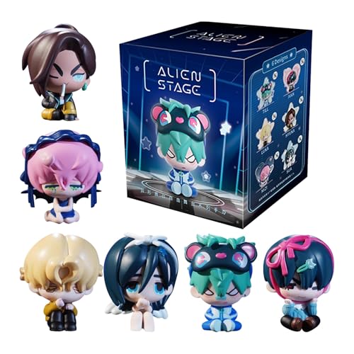 Alien Stage Blind Box Figure Plush Alien Stages Merch Anime Figur Toys Niedlich Plüschpuppe Geburtstagsdeko Doll Für Fans von XYYYHTL