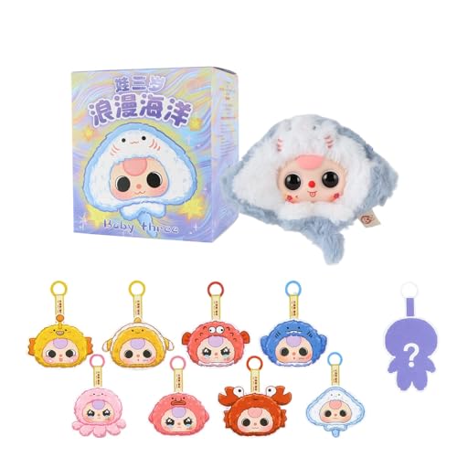Baby Three Blind Box Set Ocean Serie Plüsch Doll Interesting Blind Box Action Figuren Mystery Box für Desktop Ornamente Geschenke für Freundinnen Mädchen Jungen Baby Three Blind Box Set Ocean Serie Plüsch Doll Interesting Blind Box Action Figuren Mystery Box für Desktop Ornamente Geschenke für Freundinnen Mädchen Jungen von XYYYHTL