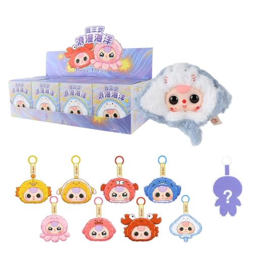 Baby Three Blind Box Set Ocean Serie Plüsch Doll Interesting Blind Box Action Figuren Mystery Box für Desktop Ornamente Geschenke für Freundinnen Mädchen Jungen Baby Three Blind Box Set Ocean Serie Plüsch Doll Interesting Blind Box Action Figuren Mystery Box für Desktop Ornamente Geschenke für Freundinnen Mädchen Jungen von XYYYHTL