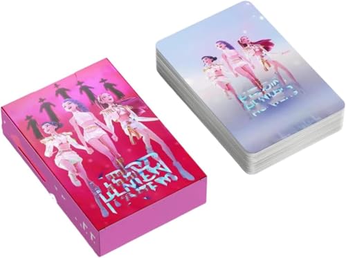 XYYYHTL 55PC Huntrix Cards Photocards Huntrx/X Theme Photo Card Set Geburtstagsgeschenk für Fans von XYYYHTL