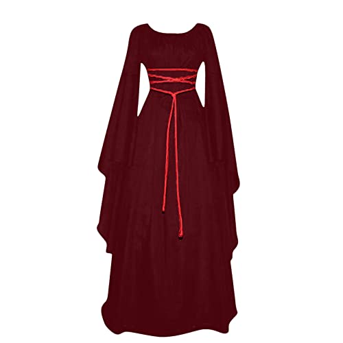 XYYYHTL Halloween Kostüm Damen Mittelalter Gothic Kleidung Renaissance Viktorianisches Kleid Fledermaus Armband Vampir Hexenkostüm Elegant Kleid Für Halloween Party Karneval Cospaly XYYYHTL Halloween Kostüm Damen Mittelalter Gothic Kleidung Renaissance Viktorianisches Kleid Fledermaus Armband Vampir Hexenkostüm Elegant Kleid Für Halloween Party Karneval Cospaly von XYYYHTL