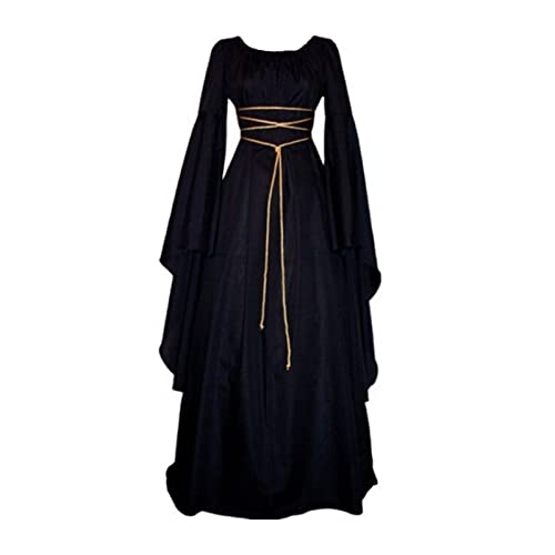 XYYYHTL Halloween Kostüm Damen Mittelalter Gothic Kleidung Renaissance Viktorianisches Kleid Fledermaus Armband Vampir Hexenkostüm Elegant Kleid Für Halloween Party Karneval Cospaly XYYYHTL Halloween Kostüm Damen Mittelalter Gothic Kleidung Renaissance Viktorianisches Kleid Fledermaus Armband Vampir Hexenkostüm Elegant Kleid Für Halloween Party Karneval Cospaly von XYYYHTL