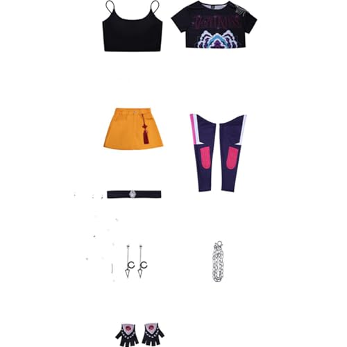 XYYYHYL Kpop Demon Hunters Rumi Mira Zoey Cosplay Kostüm Outfit Kpop Demon Hunters Kostüm Uniform Vollständiges Set Halloween Party Karneval Anzug für Frauen Mädchen XYYYHYL Kpop Demon Hunters Rumi Mira Zoey Cosplay Kostüm Outfit Kpop Demon Hunters Kostüm Uniform Vollständiges Set Halloween Party Karneval Anzug für Frauen Mädchen von XYYYHTL